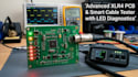 design advanced xlr4 pcb and smart cable tester with led diagnostics