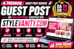 provide guest posting on lifestyle and blog websites