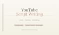 write engaging youtube and social media video scripts