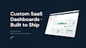 build a custom saas dashboard with react nextjs and nodejs