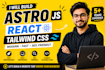 build astro js react website using tailwind CSS