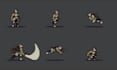 create pixel game art, pixel art animation sprite sheet and pixel art character