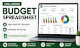 create budget spreadsheet debt payoff tracker expense tracker in sheets or excel