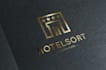design luxury hotel and restaurant logo