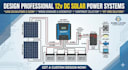 design professional 12v dc solar power systems
