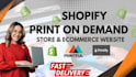 build shopify ecommerce website