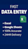 do fast and accurate data entry in excel, word and PDF