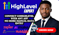 setup ghl webhook zapier make api integration gohighlevel automation