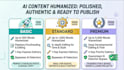 do palgarism check and rewrite ai content into humanize