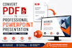convert PDF to professional powerpoint presentation