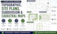 prepare topographic, site plans, subdivision and cadastral maps