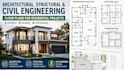 civil and structural engineering drawing, structural analysis calculation design