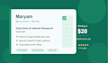 do data entry and internet research quickly and accurately