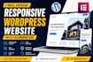 design responsive wordpress website with elementor