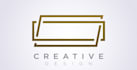 design vintage rectangular shape logo