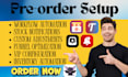 shopify pre order using preorder notify bat globo essent rez vicify wolf