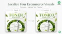 localize your ecommerce banner and keep the original design