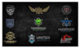 do military tactical adventure badge logo design