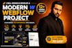 design and develop a modern webflow website