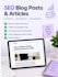 write SEO articles and blog posts