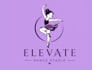make wonderful dance studio mascot logo design with business