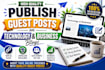 publish guest posts on technology and business blogs