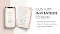 design a professional wedding invitation
