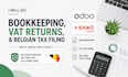 do bookkeeping, vat returns, and belgian tax filing