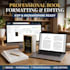 do ebook formatting and book editing and KDP