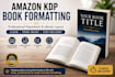 format your book for amazon KDP paperback