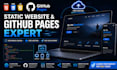 create a static website with free github pages hosting