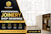 create joinery shop drawings for wardrobes and cabinets