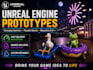 build a playable unreal engine game prototype for your idea