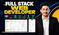 do custom website development as full stack web developer