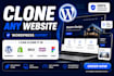 clone website copy website duplicate wordpress site design and layout
