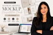 create aesthetic lifestyle mockup presentation packs in canva