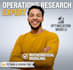 help in operations research, linear programming and optimization models