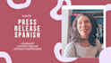 write your press release in spanish