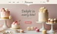 design squarespace bakery website cake business website dessert website