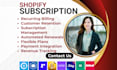 setup appstle shopify subscription seal recharge kaching loop joy subi bold skio
