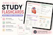 create aesthetic study flashcards and anki flashcards