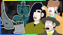 draw a cartoon youtube thumbnail