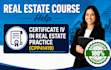 do real estate certificate iv course for you
