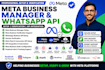 setup meta business manager whatsapp API meta verification domain verification