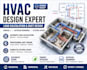 design professional hvac system with load calculation and duct layout
