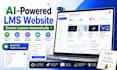 create lms websites with ai connected to create lessons