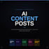 design modern tech and ai carousel postsd