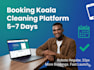 professional cleaning website with booking koala fast setup, highconverting