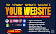 migrate update clone figma wordpress wix odoo shopify webflow website migration