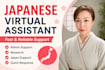 be your reliable japanese virtual assistant